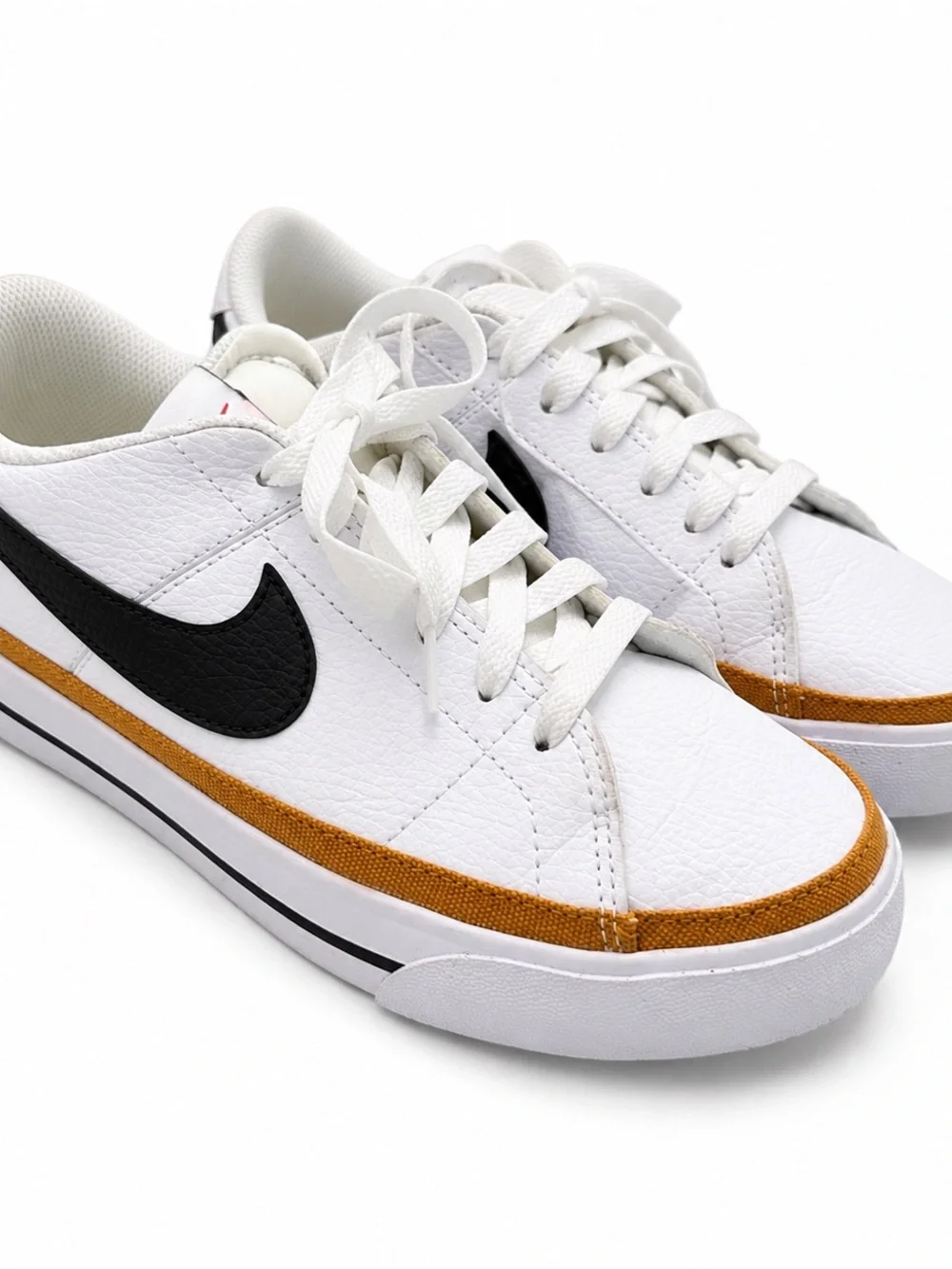 Nike Court Legacy Next Nature White Black Wheat Sneakers Women’s Size 8 - Picture 1 of 7